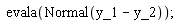 evala(Normal(y_1-y_2))
