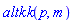 altkk(p, m)