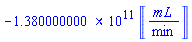 -0.1380000000e12*Units:-Unit(mL/min)