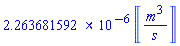 0.2263681592e-5*Units:-Unit(m^3/s)