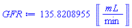 135.8208955*Units:-Unit(mL/min)