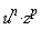 u^n*z^p