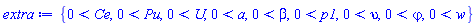 {0 < Ce, 0 < Pu, 0 < U, 0 < a, 0 < beta, 0 < p1, 0 < upsilon, 0 < varphi, 0 < w}