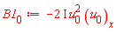 -(2*I)*u[0]^2*(diff(u[0](x), x))