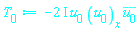 -(2*I)*u[0]*(diff(u[0](x), x))*conjugate(u[0])