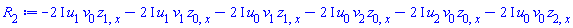 -(2*I)*u[1]*v[0]*z[1, x]-(2*I)*u[1]*v[1]*z[0, x]-(2*I)*u[0]*v[1]*z[1, x]-(2*I)*u[0]*v[2]*z[0, x]-(2*I)*u[2]*v[0]*z[0, x]-(2*I)*u[0]*v[0]*z[2, x]