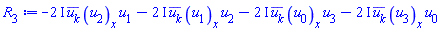-(2*I)*conjugate(u[k])*(diff(u[2](x), x))*u[1]-(2*I)*conjugate(u[k])*(diff(u[1](x), x))*u[2]-(2*I)*conjugate(u[k])*(diff(u[0](x), x))*u[3]-(2*I)*conjugate(u[k])*(diff(u[3](x), x))*u[0]