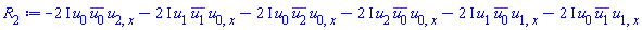 -(2*I)*u[0]*conjugate(u[0])*u[2, x]-(2*I)*u[1]*conjugate(u[1])*u[0, x]-(2*I)*u[0]*conjugate(u[2])*u[0, x]-(2*I)*u[2]*conjugate(u[0])*u[0, x]-(2*I)*u[1]*conjugate(u[0])*u[1, x]-(2*I)*u[0]*conjugate(u[1])*u[1, x]