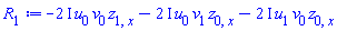 -(2*I)*u[0]*v[0]*z[1, x]-(2*I)*u[0]*v[1]*z[0, x]-(2*I)*u[1]*v[0]*z[0, x]