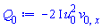 -(2*I)*u[0]^2*v[0, x]