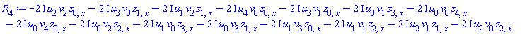-(2*I)*u[2]*v[2]*z[0, x]-(2*I)*u[3]*v[0]*z[1, x]-(2*I)*u[1]*v[2]*z[1, x]-(2*I)*u[4]*v[0]*z[0, x]-(2*I)*u[3]*v[1]*z[0, x]-(2*I)*u[0]*v[1]*z[3, x]-(2*I)*u[0]*v[0]*z[4, x]-(2*I)*u[0]*v[4]*z[0, x]-(2*I)*u[0]*v[2]*z[2, x]-(2*I)*u[1]*v[0]*z[3, x]-(2*I)*u[0]*v[3]*z[1, x]-(2*I)*u[1]*v[3]*z[0, x]-(2*I)*u[1]*v[1]*z[2, x]-(2*I)*u[2]*v[1]*z[1, x]-(2*I)*u[2]*v[0]*z[2, x]