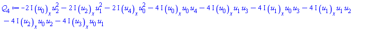 -(2*I)*(diff(u[0](x), x))*u[2]^2-(2*I)*(diff(u[2](x), x))*u[1]^2-(2*I)*(diff(u[4](x), x))*u[0]^2-(4*I)*(diff(u[0](x), x))*u[0]*u[4]-(4*I)*(diff(u[0](x), x))*u[1]*u[3]-(4*I)*(diff(u[1](x), x))*u[0]*u[3]-(4*I)*(diff(u[1](x), x))*u[1]*u[2]-(4*I)*(diff(u[2](x), x))*u[0]*u[2]-(4*I)*(diff(u[3](x), x))*u[0]*u[1]