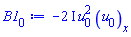 -(2*I)*u[0]^2*(diff(u[0](x), x))