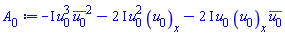 -I*u[0]^3*conjugate(u[0])^2-(2*I)*u[0]^2*(diff(u[0](x), x))-(2*I)*u[0]*(diff(u[0](x), x))*conjugate(u[0])