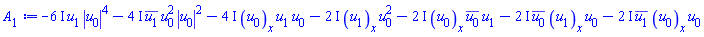 -(6*I)*u[1]*abs(u[0])^4-(4*I)*conjugate(u[1])*u[0]^2*abs(u[0])^2-(4*I)*(diff(u[0](x), x))*u[1]*u[0]-(2*I)*(diff(u[1](x), x))*u[0]^2-(2*I)*(diff(u[0](x), x))*conjugate(u[0])*u[1]-(2*I)*conjugate(u[0])*(diff(u[1](x), x))*u[0]-(2*I)*conjugate(u[1])*(diff(u[0](x), x))*u[0]