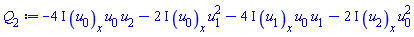 -(4*I)*(diff(u[0](x), x))*u[0]*u[2]-(2*I)*(diff(u[0](x), x))*u[1]^2-(4*I)*(diff(u[1](x), x))*u[0]*u[1]-(2*I)*(diff(u[2](x), x))*u[0]^2