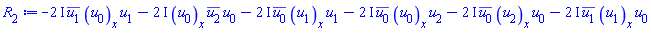 -(2*I)*conjugate(u[1])*(diff(u[0](x), x))*u[1]-(2*I)*(diff(u[0](x), x))*conjugate(u[2])*u[0]-(2*I)*conjugate(u[0])*(diff(u[1](x), x))*u[1]-(2*I)*conjugate(u[0])*(diff(u[0](x), x))*u[2]-(2*I)*conjugate(u[0])*(diff(u[2](x), x))*u[0]-(2*I)*conjugate(u[1])*(diff(u[1](x), x))*u[0]