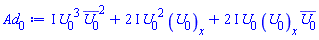 I*U[0](x, t)^3*conjugate(U[0](x, t))^2+(2*I)*U[0](x, t)^2*(diff(U[0](x, t), x))+(2*I)*U[0](x, t)*(diff(U[0](x, t), x))*conjugate(U[0](x, t))