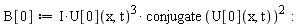 B[0] := I*U[0](x, t)^3*conjugate(U[0](x, t))^2
