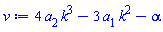 4*k^3*a[2]-3*k^2*a[1]-alpha