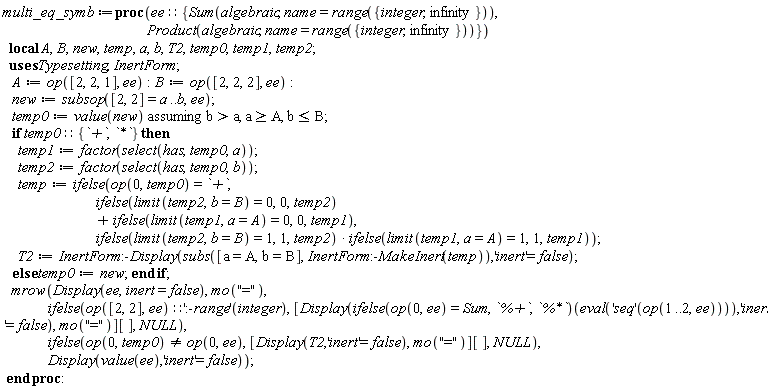 Parse:-ConvertTo1D, "`%1` is not a module or member", InertForm