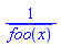 1/conjugate(foo(x))