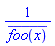 1/conjugate(foo(x))
