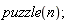 puzzle(n)