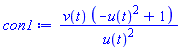 v(t)*(-u(t)^2+1)/u(t)^2