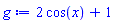 2*cos(x)+1