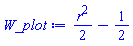 (1/2)*r^2-1/2