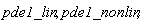 pde1_lin; pde1_nonlin
