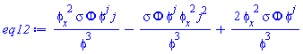 (diff(phi(x, t), x))^2*sigma*Phi(x, t)*phi(x, t)^j*j/phi(x, t)^3-sigma*Phi(x, t)*phi(x, t)^j*(diff(phi(x, t), x))^2*j^2/phi(x, t)^3+2*(diff(phi(x, t), x))^2*sigma*Phi(x, t)*phi(x, t)^j/phi(x, t)^3