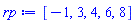 [-1, 3, 4, 6, 8]