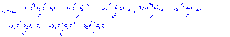 -3*chi[1]*g(x, t)^alpha[1]*chi[2]*g(x, t)^alpha[2]*alpha[2]*(diff(g(x, t), x))/g(x, t)-chi[2]*g(x, t)^alpha[2]*alpha[2]^3*(diff(g(x, t), x))^3/g(x, t)^3-3*chi[2]*g(x, t)^alpha[2]*alpha[2]^2*(diff(g(x, t), x))*(diff(diff(g(x, t), x), x))/g(x, t)^2+3*chi[2]*g(x, t)^alpha[2]*alpha[2]^2*(diff(g(x, t), x))^3/g(x, t)^3-chi[2]*g(x, t)^alpha[2]*alpha[2]*(diff(diff(diff(g(x, t), x), x), x))/g(x, t)+3*chi[2]*g(x, t)^alpha[2]*alpha[2]*(diff(diff(g(x, t), x), x))*(diff(g(x, t), x))/g(x, t)^2-2*chi[2]*g(x, t)^alpha[2]*alpha[2]*(diff(g(x, t), x))^3/g(x, t)^3-chi[2]*g(x, t)^alpha[2]*alpha[2]*(diff(g(x, t), t))/g(x, t)