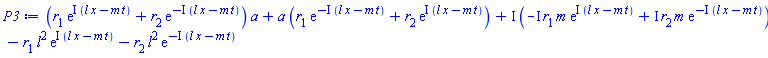 (r[1]*exp(I*(l*x-m*t))+r[2]*exp(-I*(l*x-m*t)))*a+a*(r[1]*exp(-I*(l*x-m*t))+r[2]*exp(I*(l*x-m*t)))+I*(-I*r[1]*m*exp(I*(l*x-m*t))+I*r[2]*m*exp(-I*(l*x-m*t)))-r[1]*l^2*exp(I*(l*x-m*t))-r[2]*l^2*exp(-I*(l*x-m*t))