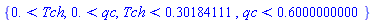 {0. < Tch, 0. < qc, Tch < .30184111, qc < .6000000000}