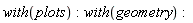 with(plots); with(geometry)