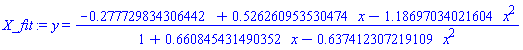 y = (-HFloat(0.2777298343064421)+HFloat(0.5262609535304735)*x-HFloat(1.1869703402160423)*x^2)/(1+HFloat(0.6608454314903524)*x-HFloat(0.6374123072191089)*x^2)