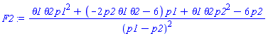(theta1*theta2*p1^2+(-2*p2*theta1*theta2-6)*p1+theta1*theta2*p2^2-6*p2)/(p1-p2)^2