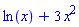 ln(x)+3*x^2