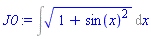 Int((1+sin(x)^2)^(1/2), x)