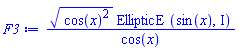 (cos(x)^2)^(1/2)*EllipticE(sin(x), I)/cos(x)