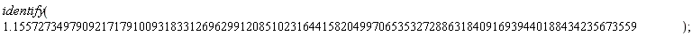 identify(1.155727349790921717910093183312696299120851023164415820499706535327288631840916939440188434235673559)
