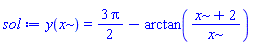 y(x) = (3/2)*Pi-arctan((x+2)/x)