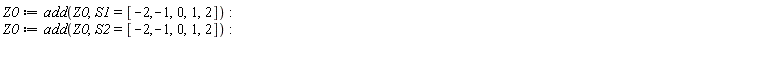 Z0 := add(Z0, S1 = [-2, -1, 0, 1, 2]):