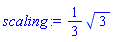 (1/3)*3^(1/2)
