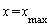 x = x__max