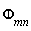 `&Phi;__mn`