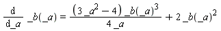 diff(_b(_a), _a) = (3*_a^2-4)*_b(_a)^3/(4*_a)+2*_b(_a)^2